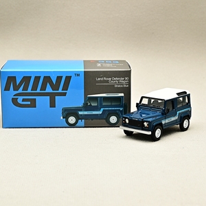 新品现货 MINIGT 1/64 合金汽车模型玩具摆件陆虎卫士90短轴 353