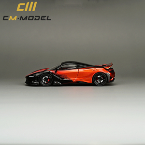 CMmodel 1/64合金汽车模型摆件尾翼可动迈凯伦McLaren765LT跑车