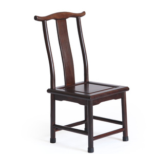 红木椅子黑檀木官帽椅靠背椅明清古典实木椅子灯挂椅仿古中式餐椅