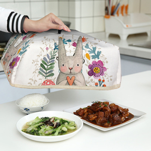 麻造 水果蔬菜保鲜罩可折叠加密保温饭菜罩铝箔食物餐桌罩防尘罩