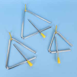 奥尔夫三角铁铃 幼儿园儿童小学生专业打击乐器加厚三角铁4/5/6寸