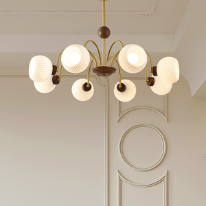 【瑾舎】法式中古客厅吊灯主灯创意美式复古奶油风餐厅卧室灯具