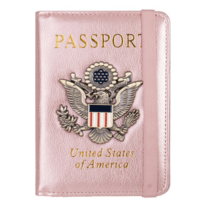 rfid护照保护套美国出国留学机票护照夹护照包卡位护照签证收纳包
