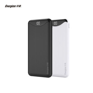 energizer/劲量超薄1万毫安充电宝便携双向苹果安卓通用移动电源