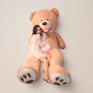 抱抱熊公仔泰迪熊娃娃可爱毛绒玩具玩偶大熊巨型超大两米生日礼物