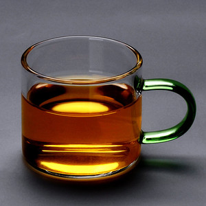 玻璃杯茶具单个功夫小茶杯主人杯茶碗单杯品茗杯茶盏单只个性可爱