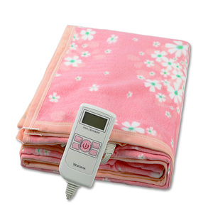 日本morita/森田全棉保湿电热毯单双人加宽调温定时水洗全电褥子