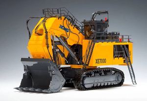 徐工XCMG 国内首款  XE7000大挖模型矿挖矿卡仿真合金模型挖掘机