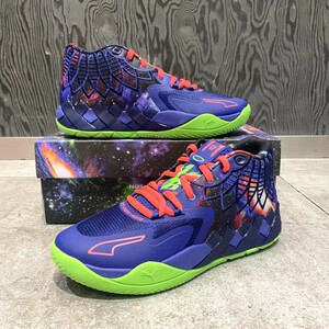 puma彪马mb1 galaxy拉梅洛鲍尔三球初代银河星空减震篮球鞋376677