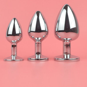 男用扩肛金属肛门塞外出尾巴成人情趣性用品工具冰蓝百合_200960