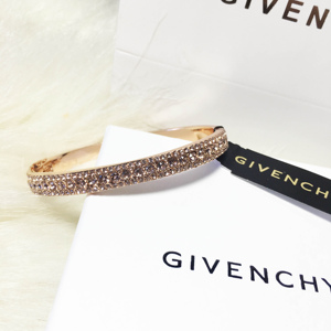 Givenchy纪梵希似钻石镶钻水晶手镯宽版可开口情人节礼物国内现货