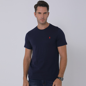 拉夫劳伦夏季男休闲短袖圆领t恤保罗纯色打底衫纯棉美式修身半袖