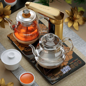 金灶ga-909全自动上水电热烧水壶智能蒸煮茶器保温一体家用泡茶壶