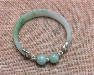 翡翠手镯断玉镯修复 碎玉器配件修补 18k镶嵌包金包银镶玉手镯