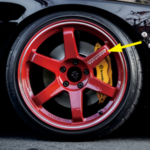 适用于rays racing TE37 original轮毂翻新修复轮圈品牌改装贴纸