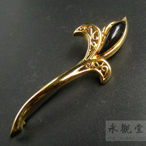 永观堂【vintage珠宝】日本制 日本皇室贵妇钟爱品牌leilian 胸针