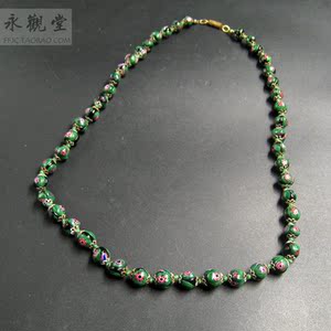 永观堂【vintage珠宝孤品】意大利制 慕拉诺murano手工琉璃 项链