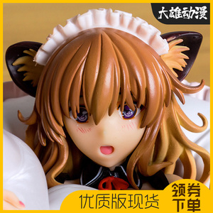 猫柳手办动漫美少女模型国产xinhao优质版桃猫耳娘女仆机箱摆件