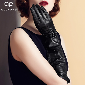 女士开车手套长款