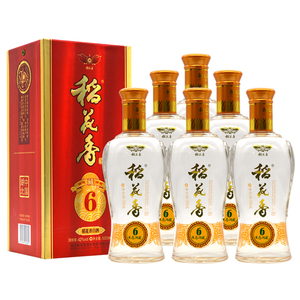 湖北稻花香酒生态洞藏6 42度白酒整箱6瓶礼盒装纯粮食婚宴礼品酒