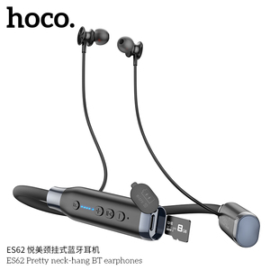 HOCO蓝牙耳机无线挂脖式入耳超长待机运动高音质typec充电可插卡