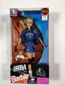 预 Barbie NBA Minnesota Timberwolves 1998 明尼苏达森林狼队队