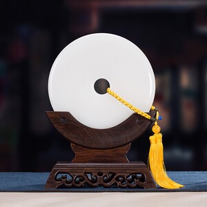 星星点灯玉石平安扣摆件客厅玄关办公家居装饰品乔迁新居礼品定制