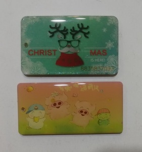 武汉通圣诞纪念卡麦兜公交地铁一卡通全新官方版迷你晶灵卡送卡绳