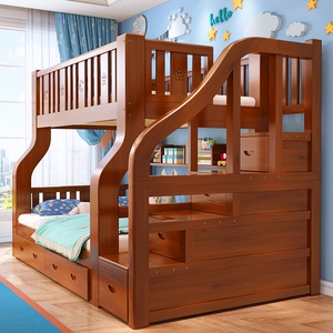 架子床实木床母子