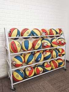 金点子铁艺创意 篮球收纳架 幼儿园球架儿童足球框排球放球的架子