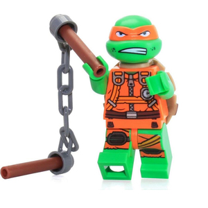 乐高lego 忍者神龟 tnt029 米开朗基罗 含武器 79120 满百包邮