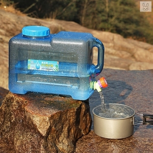 带水龙头的小水桶装水桶泡茶存水桶家用车载饮水机野营自驾游水箱