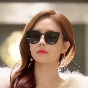 触及真心刘仁娜同款太阳眼镜方形太阳镜女韩版大框网红街拍墨镜潮