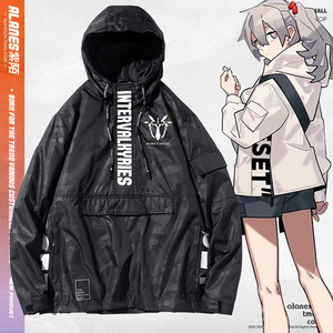崩坏学院3周边崩坏三动漫八重樱秋冬薄款卫衣男女情侣冲锋衣外套