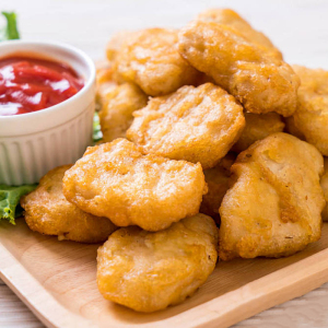 泰森黑胡椒鸡块原味鸡块1kg上校鸡块黑椒原味鸡块冷冻油炸半成品