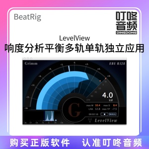 叮咚音频BeatRiNgLevelView响度分析平衡多轨单轨独立应用