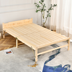 折叠床松木
