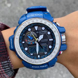 casio卡西欧航海系列防水运动男表男士太阳能电波手表gwn-1000-2a