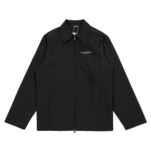 潮牌fear of god春季新款教练夹克fog联名薄款高街