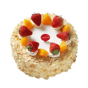 北京味多美生日蛋糕 华尔兹 天然奶油水果蛋糕 门店送货自取