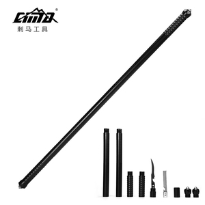 户外防身棍中刀一体带刀多功能棒管edc工具打架野外生存求生装备