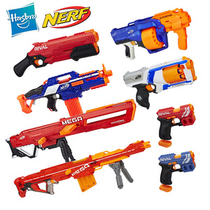Nerf孩之宝男孩玩具枪热火战神发射器竞争者软弹枪兼容子弹球弹
