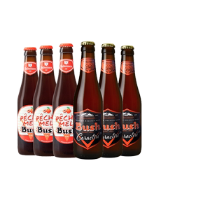临期比利时进口精酿啤酒12度啤酒 Bush布什啤酒水蜜桃味330ml*6瓶
