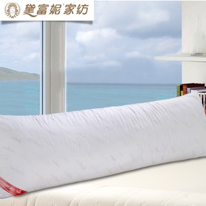 黛富妮纯棉柔软高弹双人枕情侣枕长枕1.5m加长枕芯1.2m枕头长款