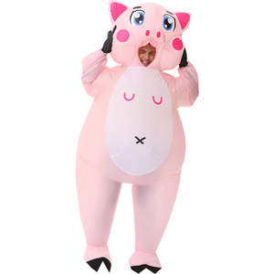 虎年生肖人偶服年会演出服奶牛充气服动物吉祥物卡通搞怪人偶衣服