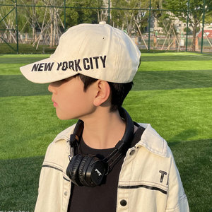 儿童棒球帽男童鸭舌帽夏季遮阳防晒帽中大童新款运动男生男孩女童