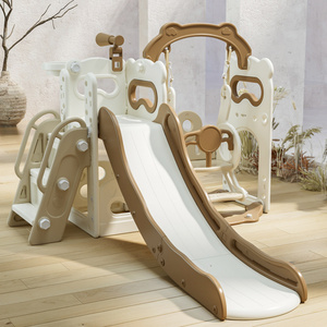 方熊滑滑梯儿童室内家用小型婴儿攀爬架2到10岁家庭宝宝滑梯秋千