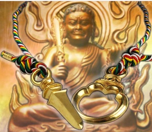 日本直邮真言宗天台宗密教法器不动明王罗索法具罥索大号高野山