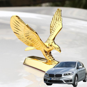 适用于宝马旅行车218i220i汽车前盖装饰立体车标立标金属车头标