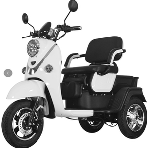 小龟王电动三轮车代步车男女型小型家用三人座接送孩子电动摩托车